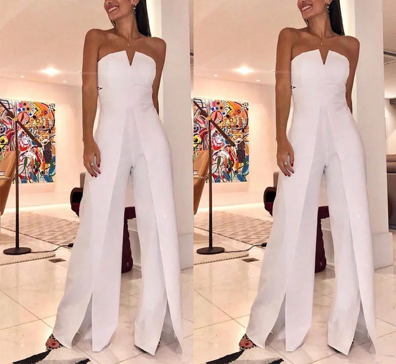 Summer Sexy Tube Top Sleeveless Jumpsuit