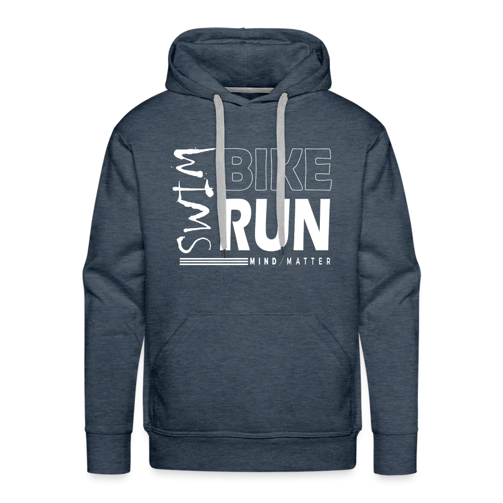 Swim-Bike-Run- Men’s Premium Hoodie