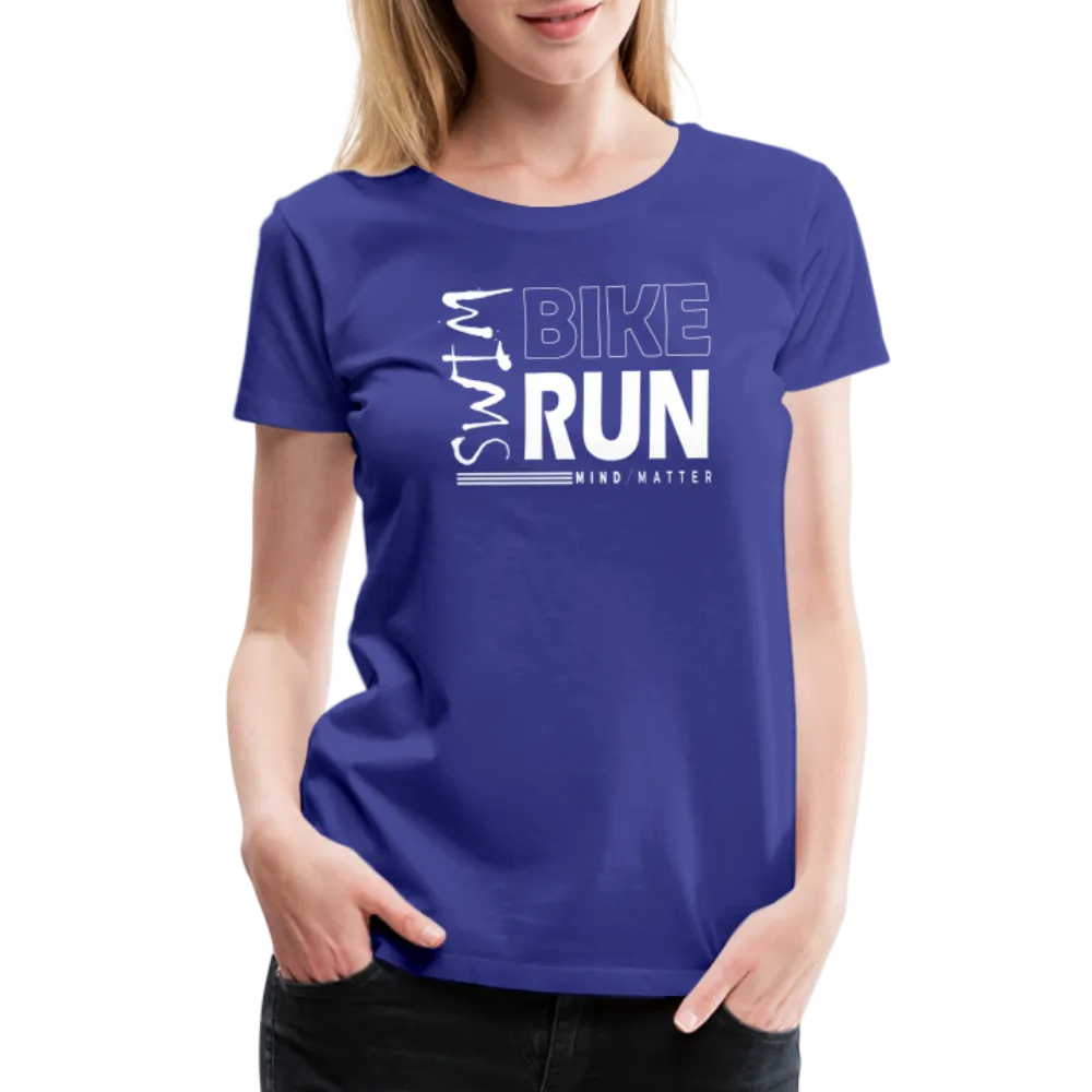 Swim-Bike-Run- Women’s Premium T-Shirt