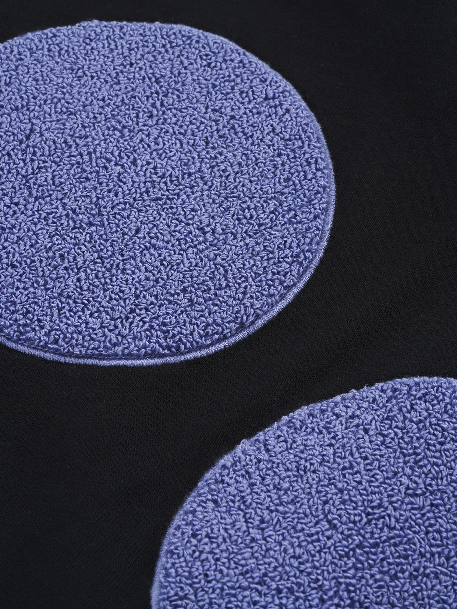 T-Shirt Cotton - Black Frottee Pool (Male)