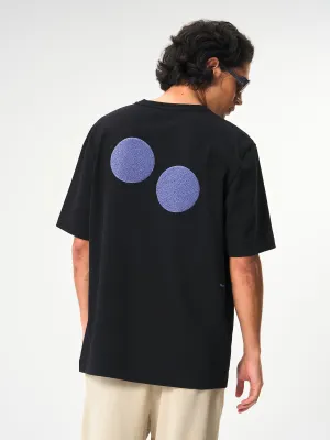T-Shirt Cotton - Black Frottee Pool (Male)