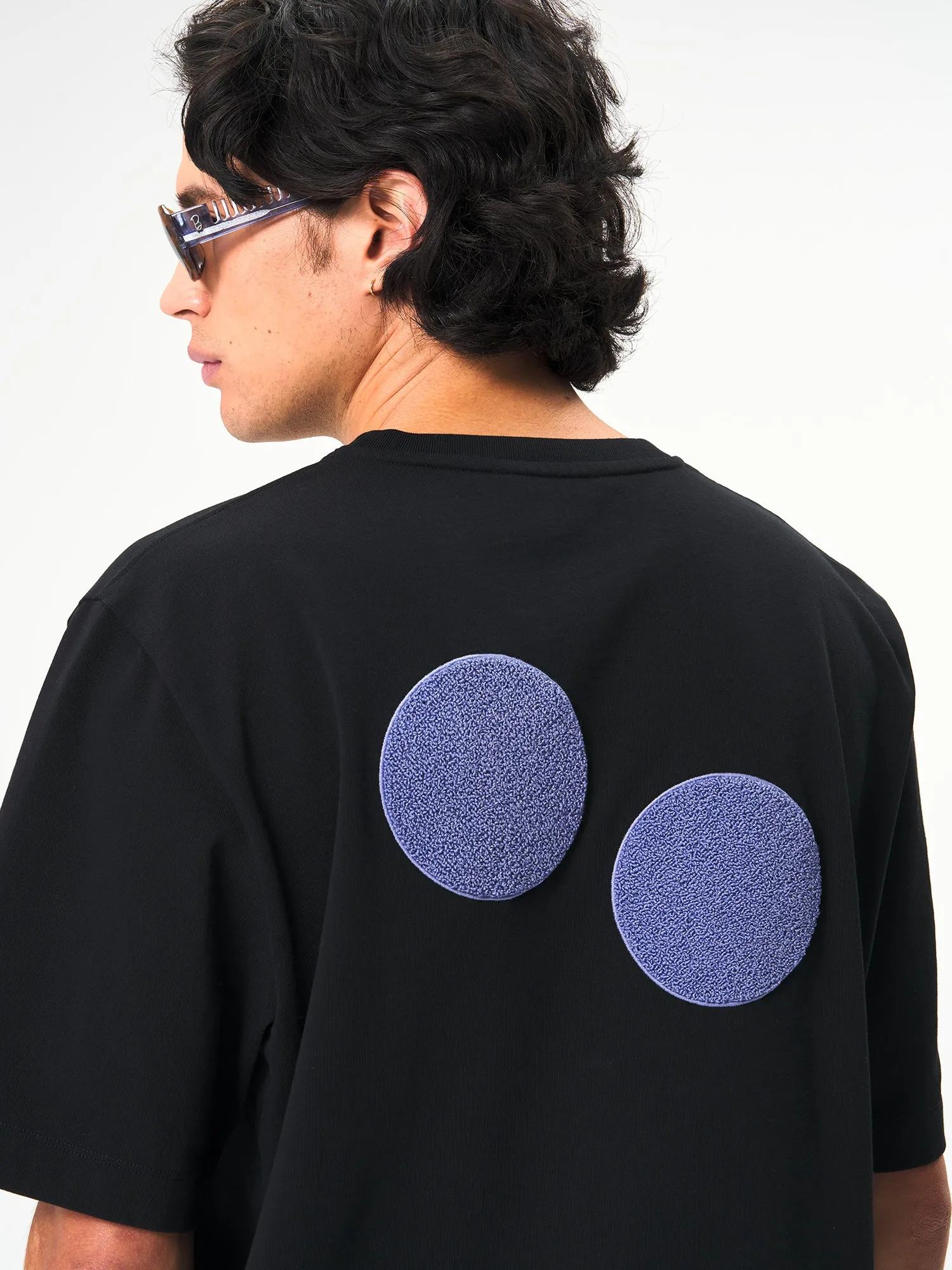 T-Shirt Cotton - Black Frottee Pool (Male)