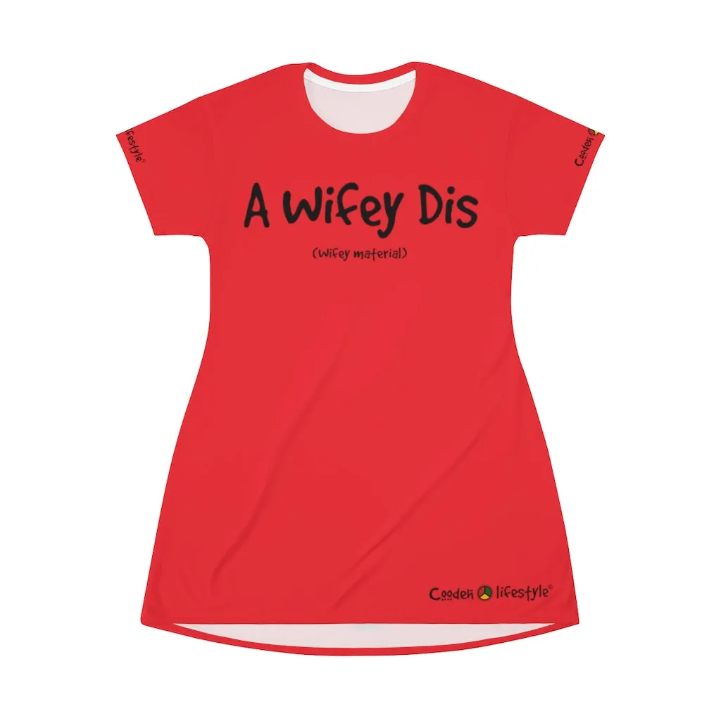 T-Shirt Dress (AWD-YDK-RED)