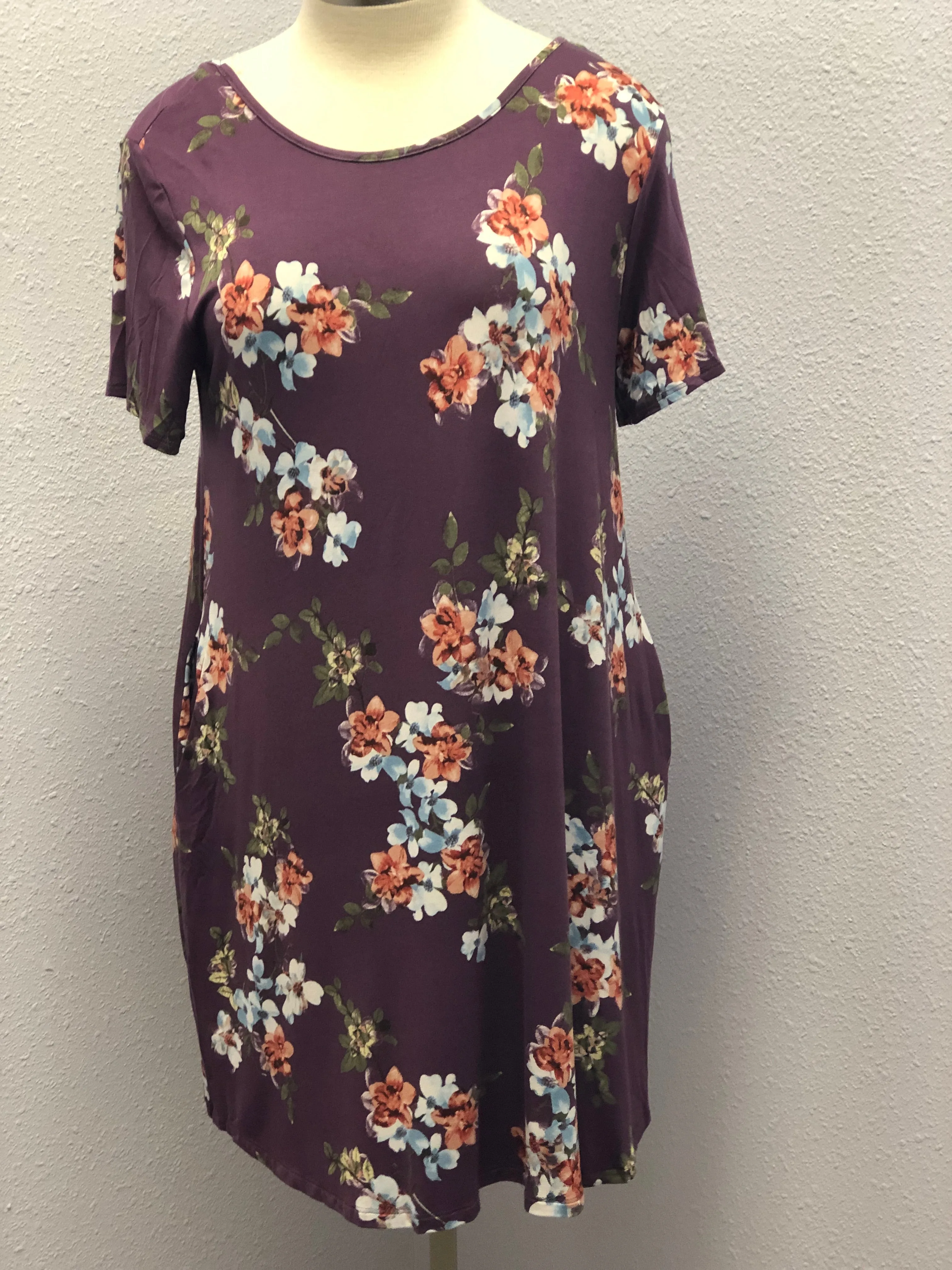 T-SHIRT DRESS CROSS BACK