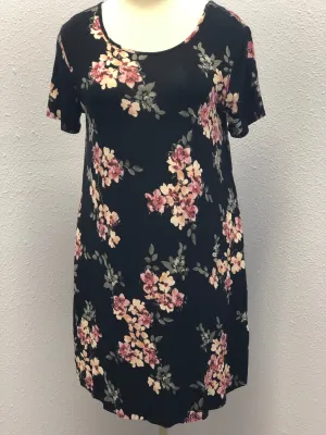T-SHIRT DRESS CROSS BACK
