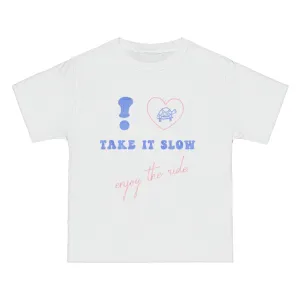 Take It Slow Heavy Weight Short-Sleeve Oversized T-Shirt