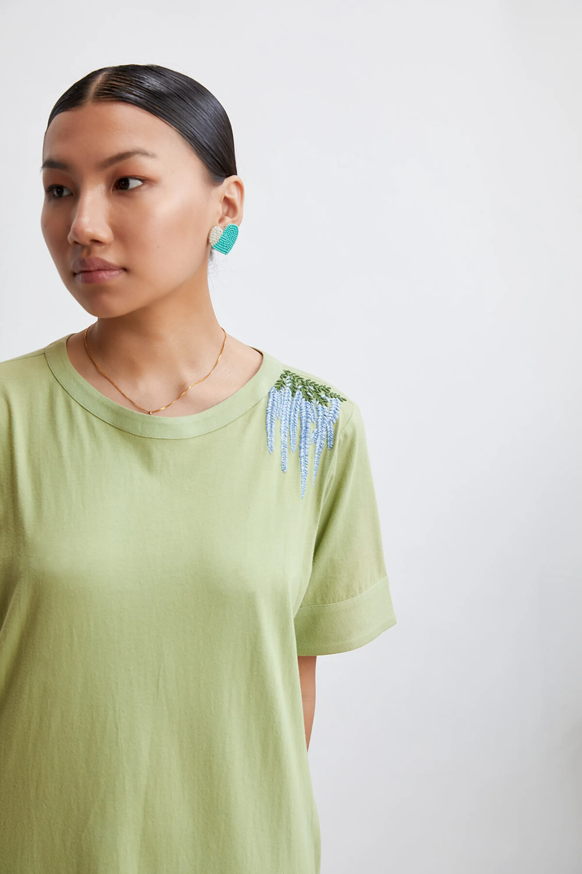 The Tropical organic cotton knit dress