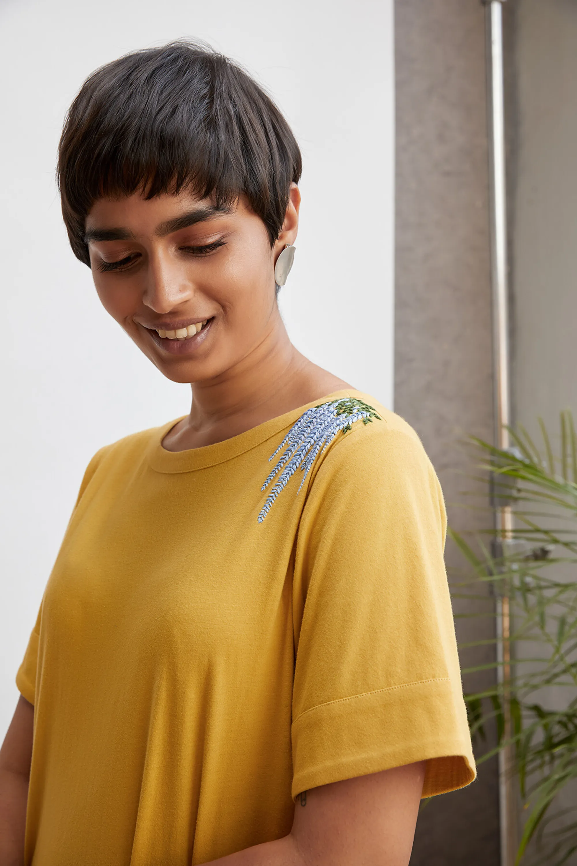The Tropical organic cotton knit dress