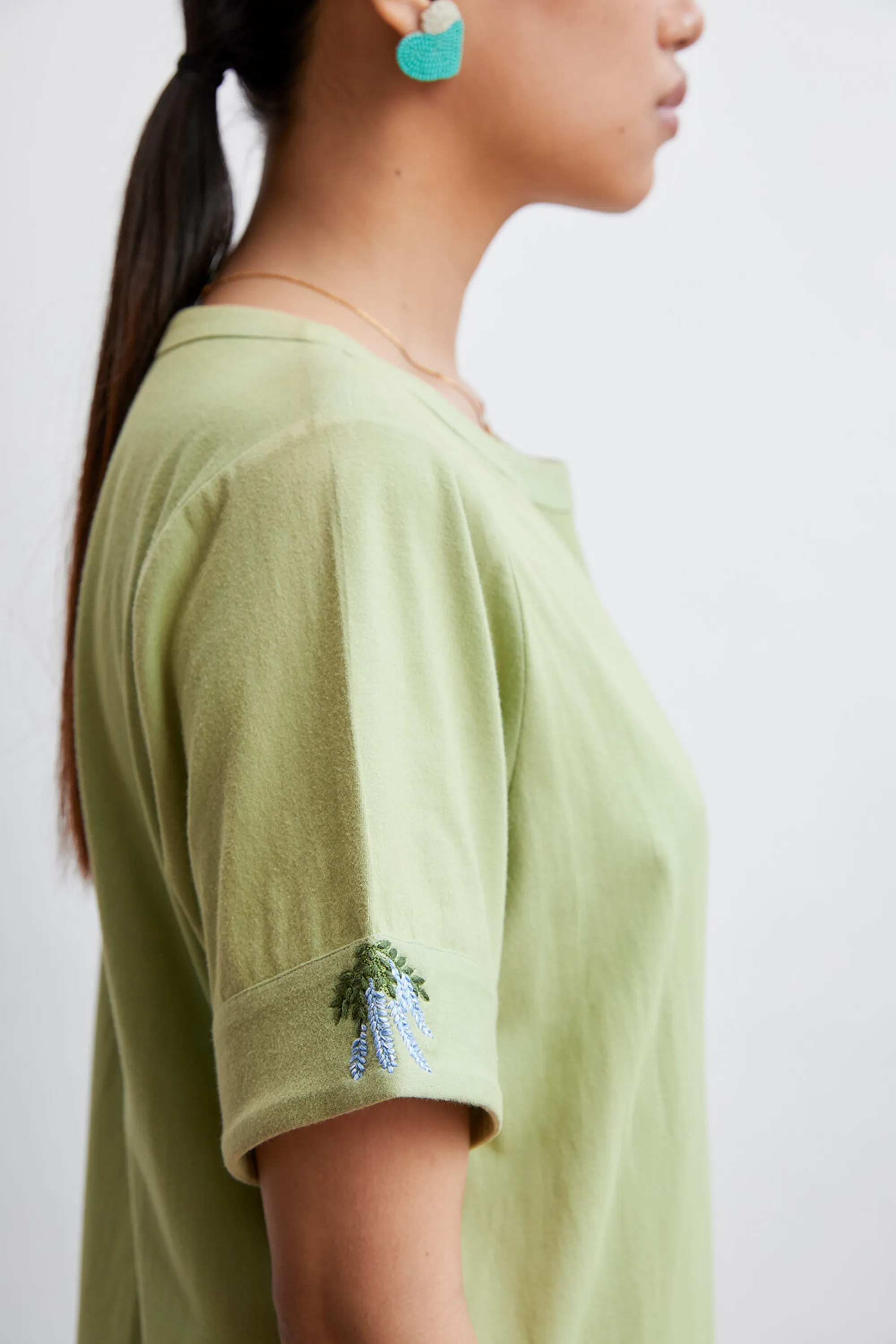 The Tropical organic cotton knit dress