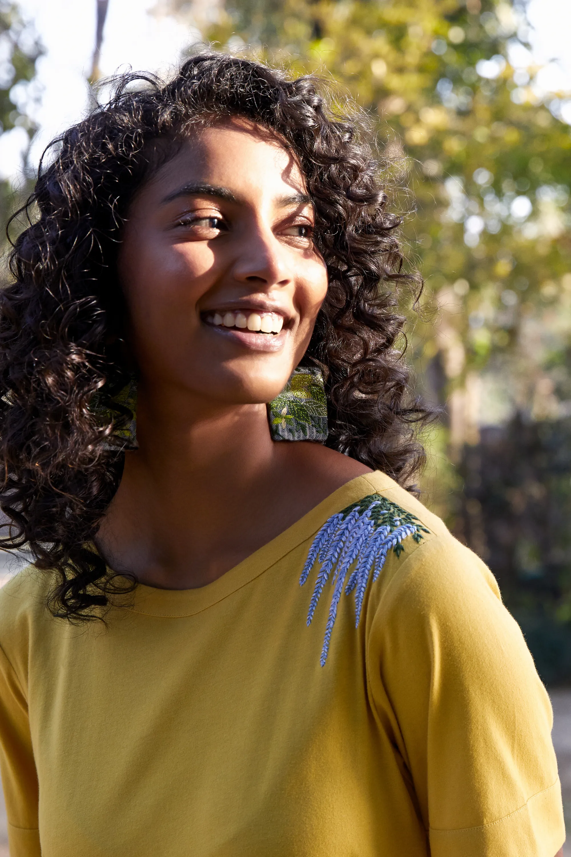 The Tropical organic cotton knit dress
