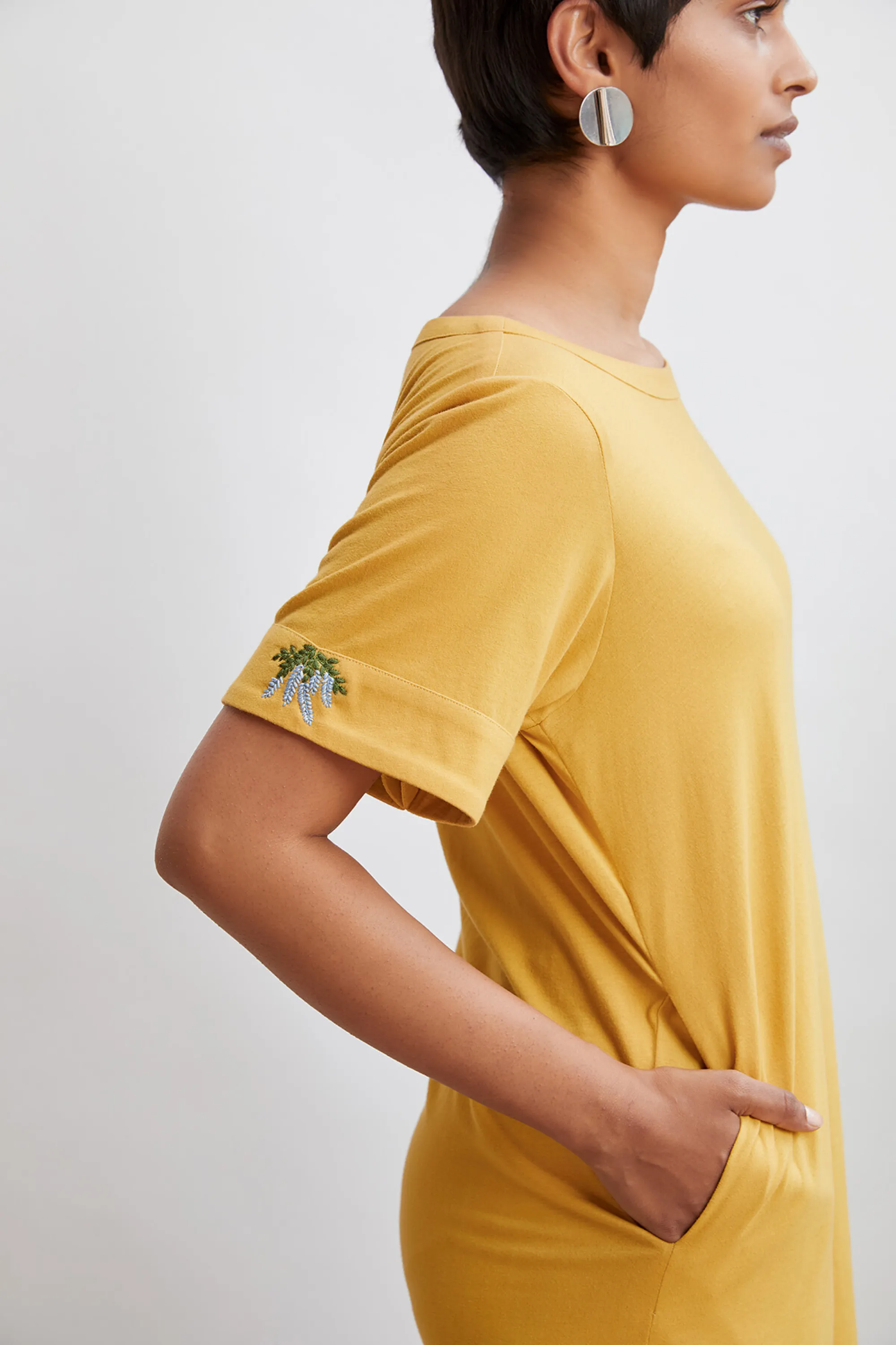 The Tropical organic cotton knit dress