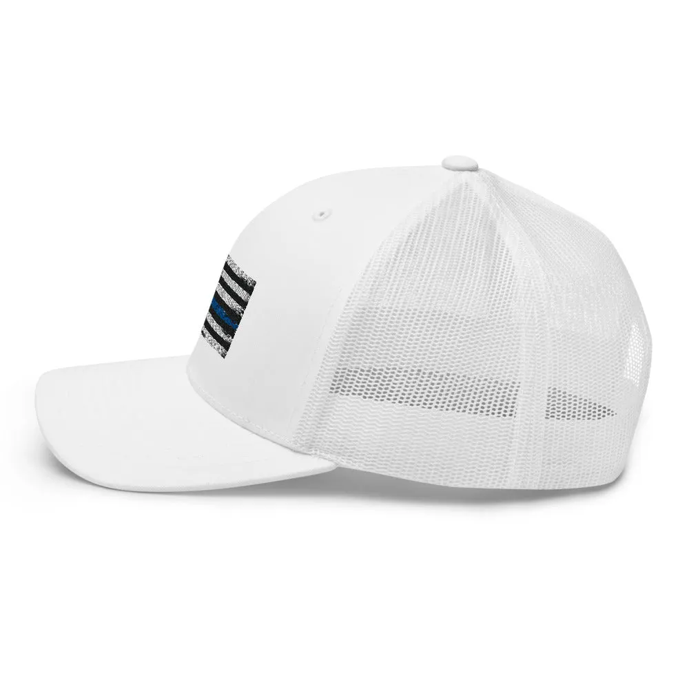 Thin blue line Trucker Cap