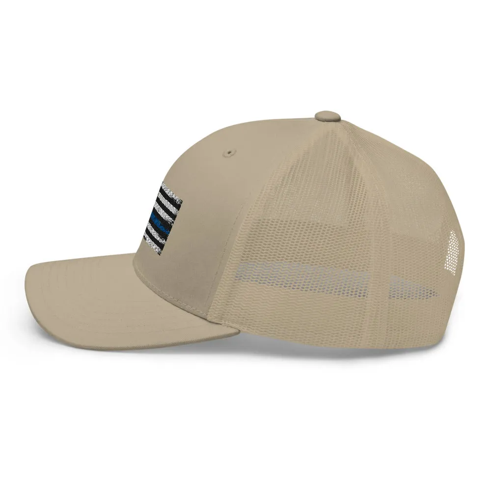 Thin blue line Trucker Cap