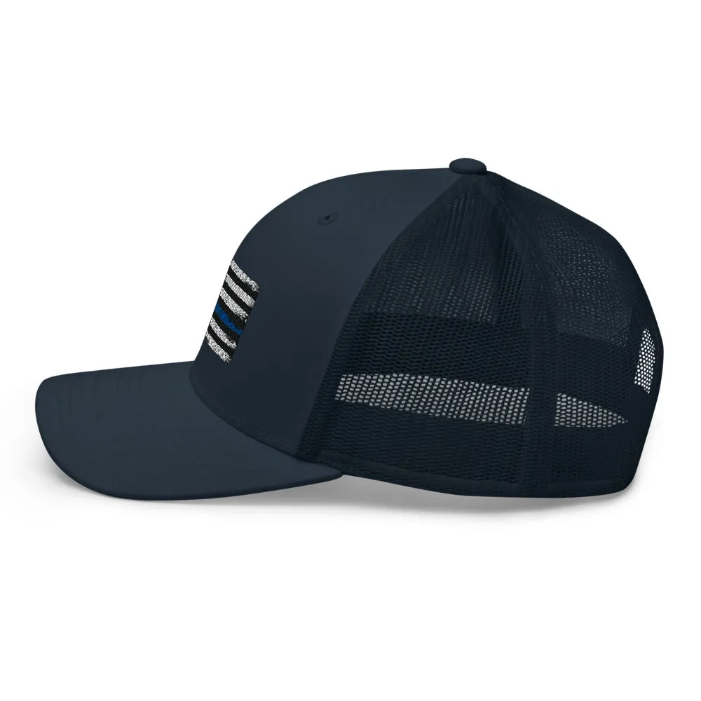 Thin blue line Trucker Cap