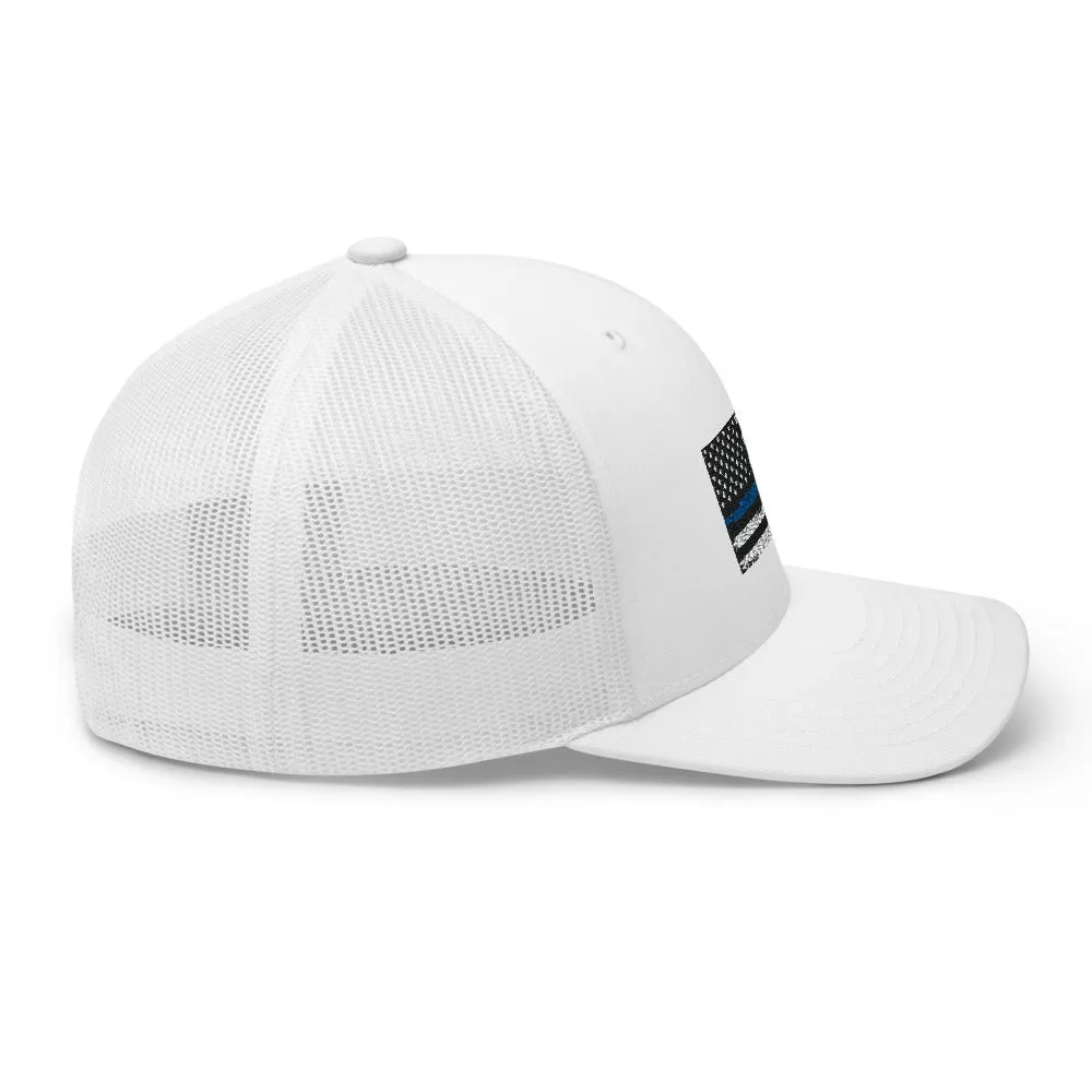 Thin blue line Trucker Cap