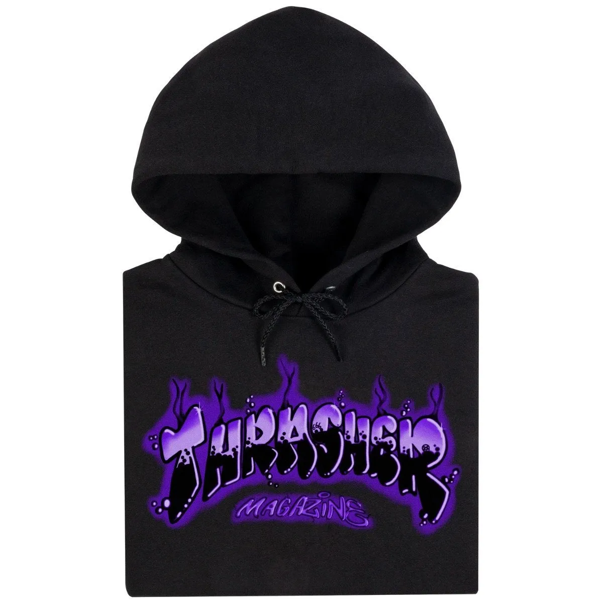 Thrasher - Airbrush Hoodie Black/Purple