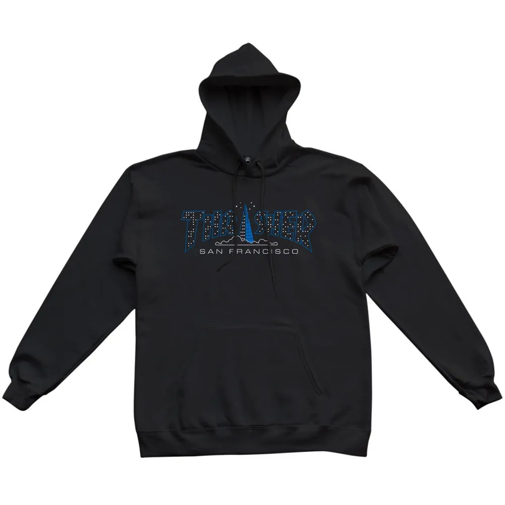 Thrasher - Pyramid Hoodie Black