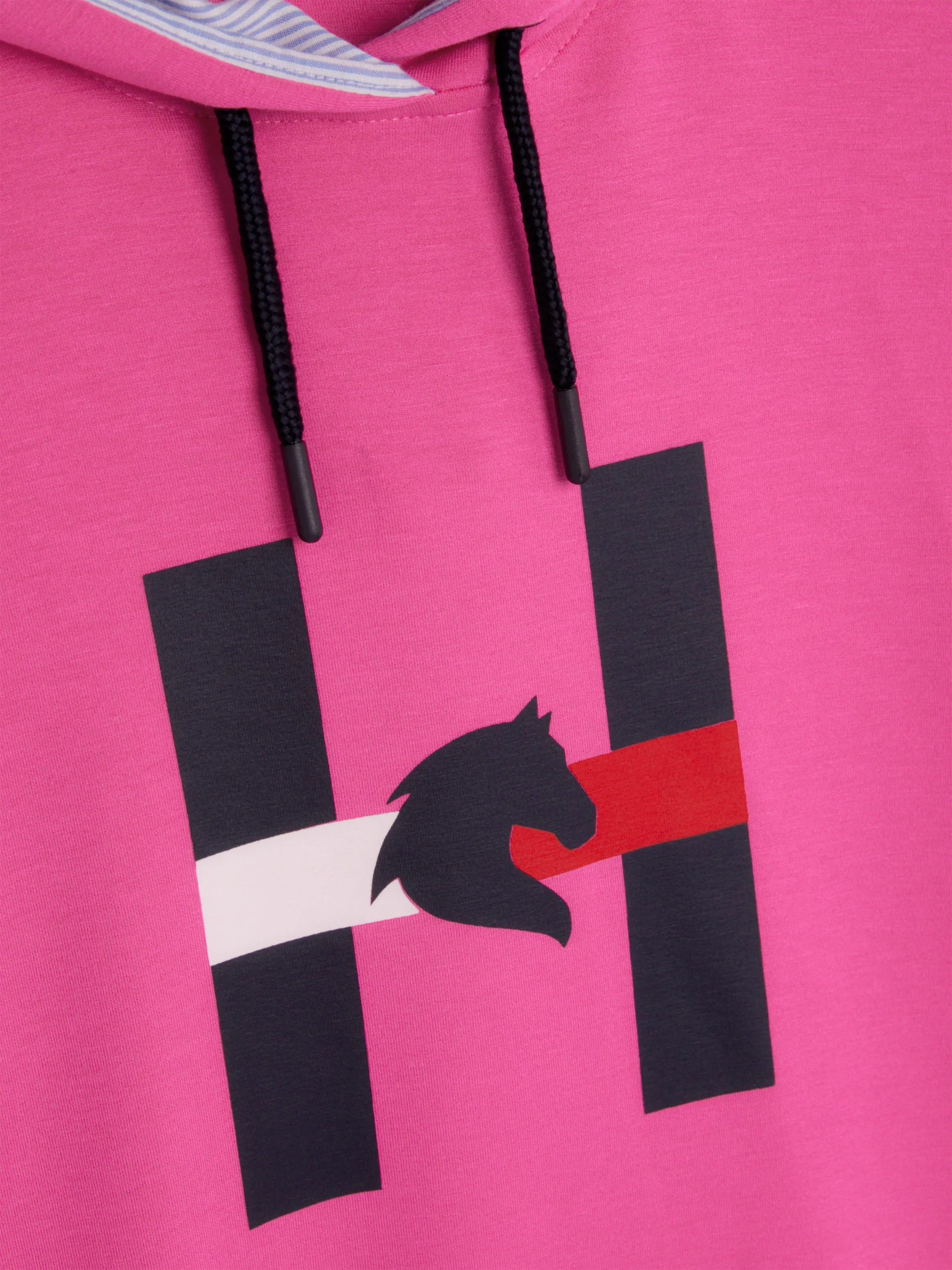 Tommy Hilfiger Graphic sport Hoody in Magenta