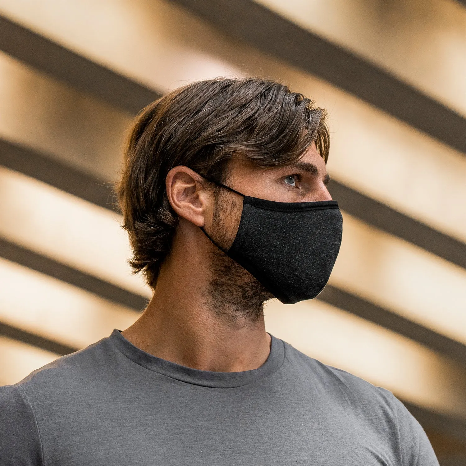 Tri-Layer Adjustable Silver Mask