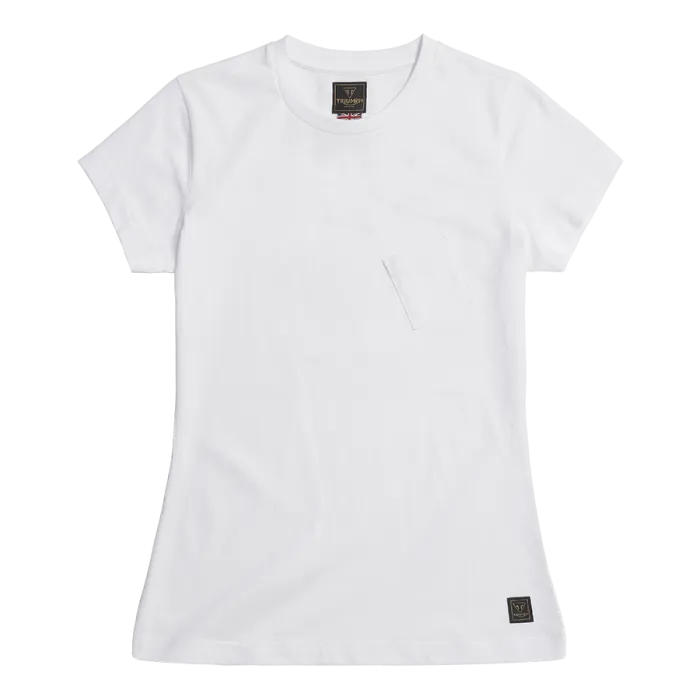 Triumph Bonneville T120 Womens T-Shirt - White