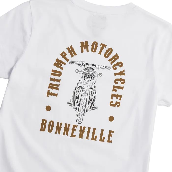 Triumph Bonneville T120 Womens T-Shirt - White