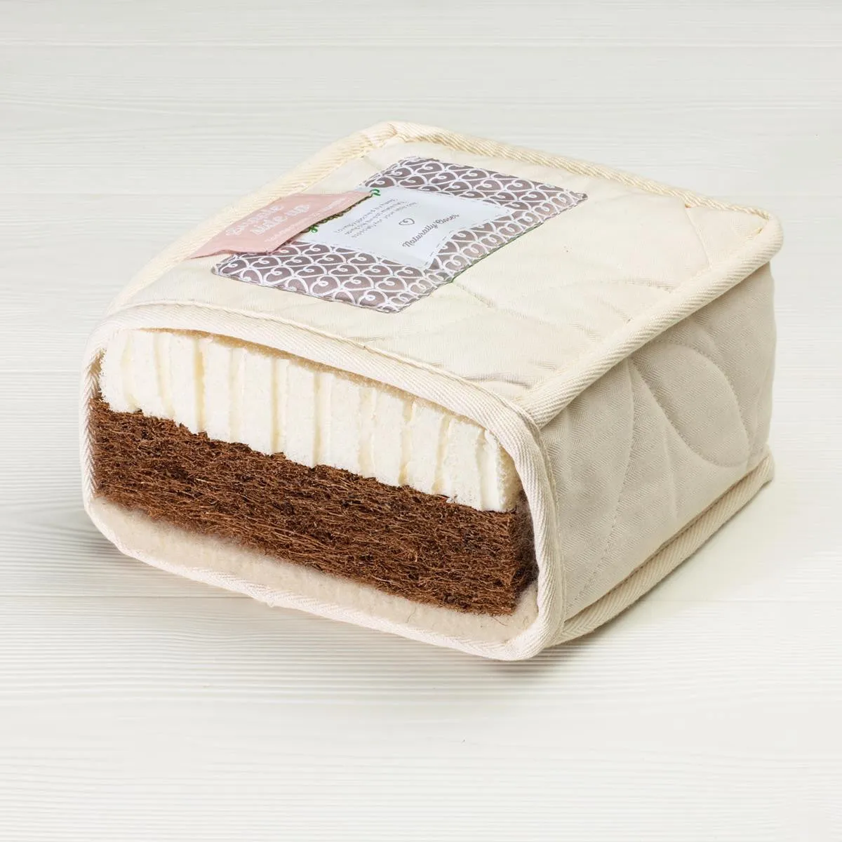 Twist Natural Cot Mattress 60x120cm with Protector - Low Stock