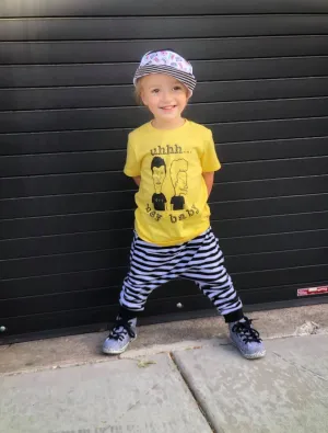 Uhhh Hey Baby Beavis And Butt-Head Kid's Bodysuit or Tee *** BLACK INK ONLY ***
