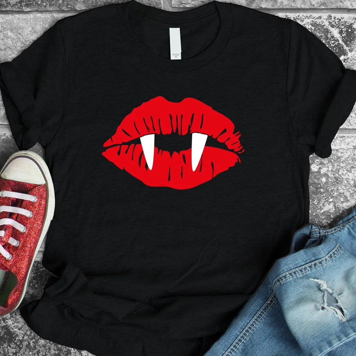 Unisex Vampire Lips T-Shirt