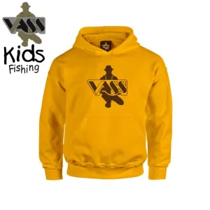 Vass Tackle Kids Fishing Hoody - Yellow