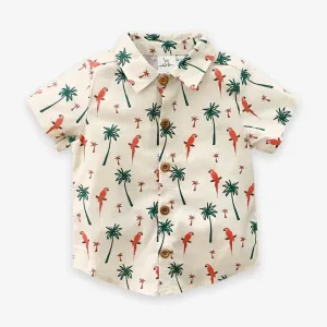 Velvet Fawn Parrot Paradise Nash Button Down Shirt