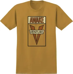 Venture Awake T-Shirt Tan/Brown/Black