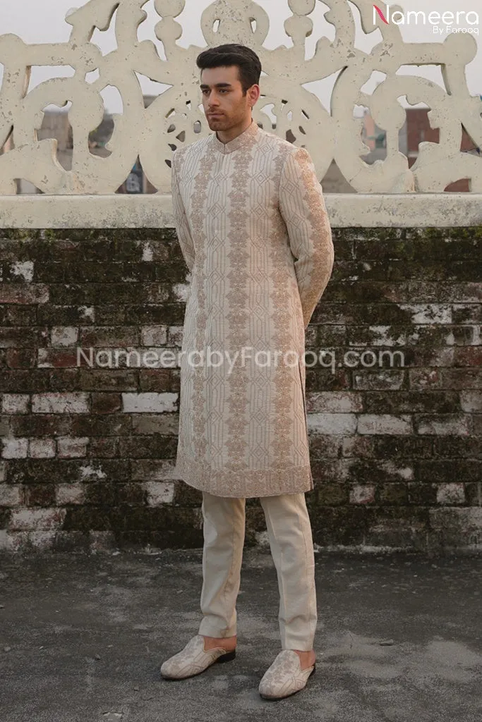 Wedding Indian Outfit for Men with Embroidery 2021 #GR115