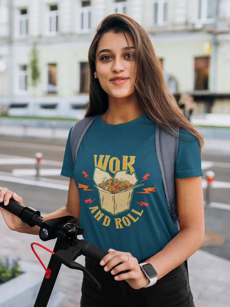 Wok and Roll Graphic Jersey Tee