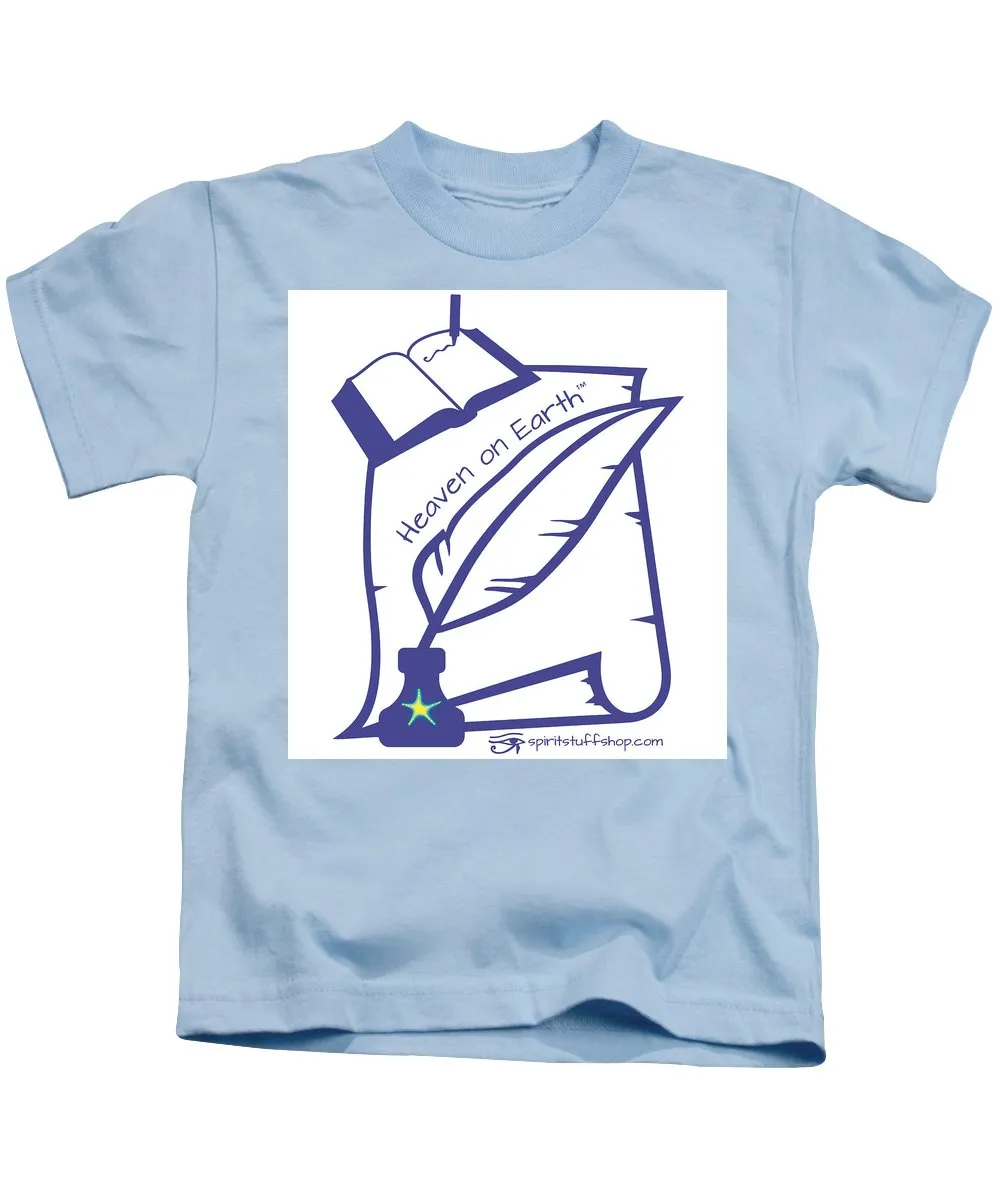 Writer Heaven On Earth - Kids T-Shirt