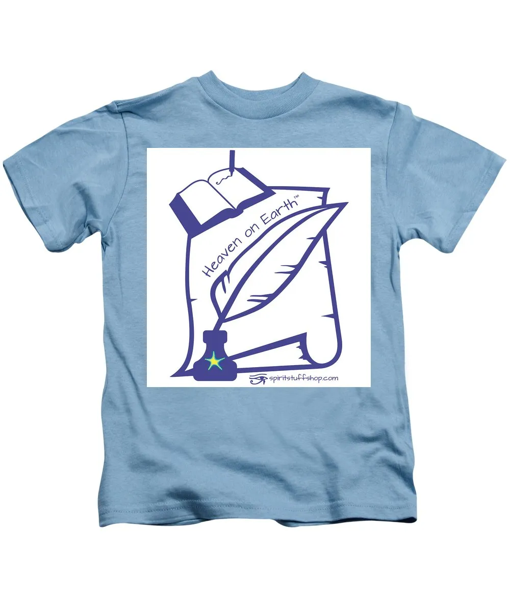 Writer Heaven On Earth - Kids T-Shirt