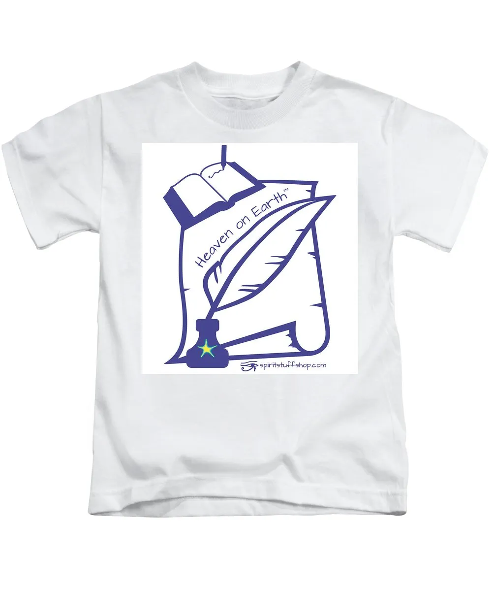 Writer Heaven On Earth - Kids T-Shirt