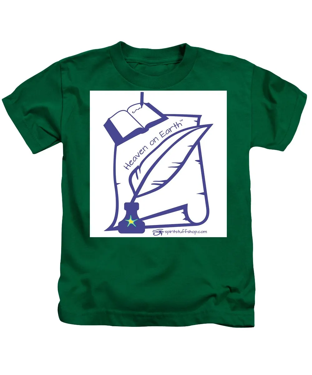Writer Heaven On Earth - Kids T-Shirt