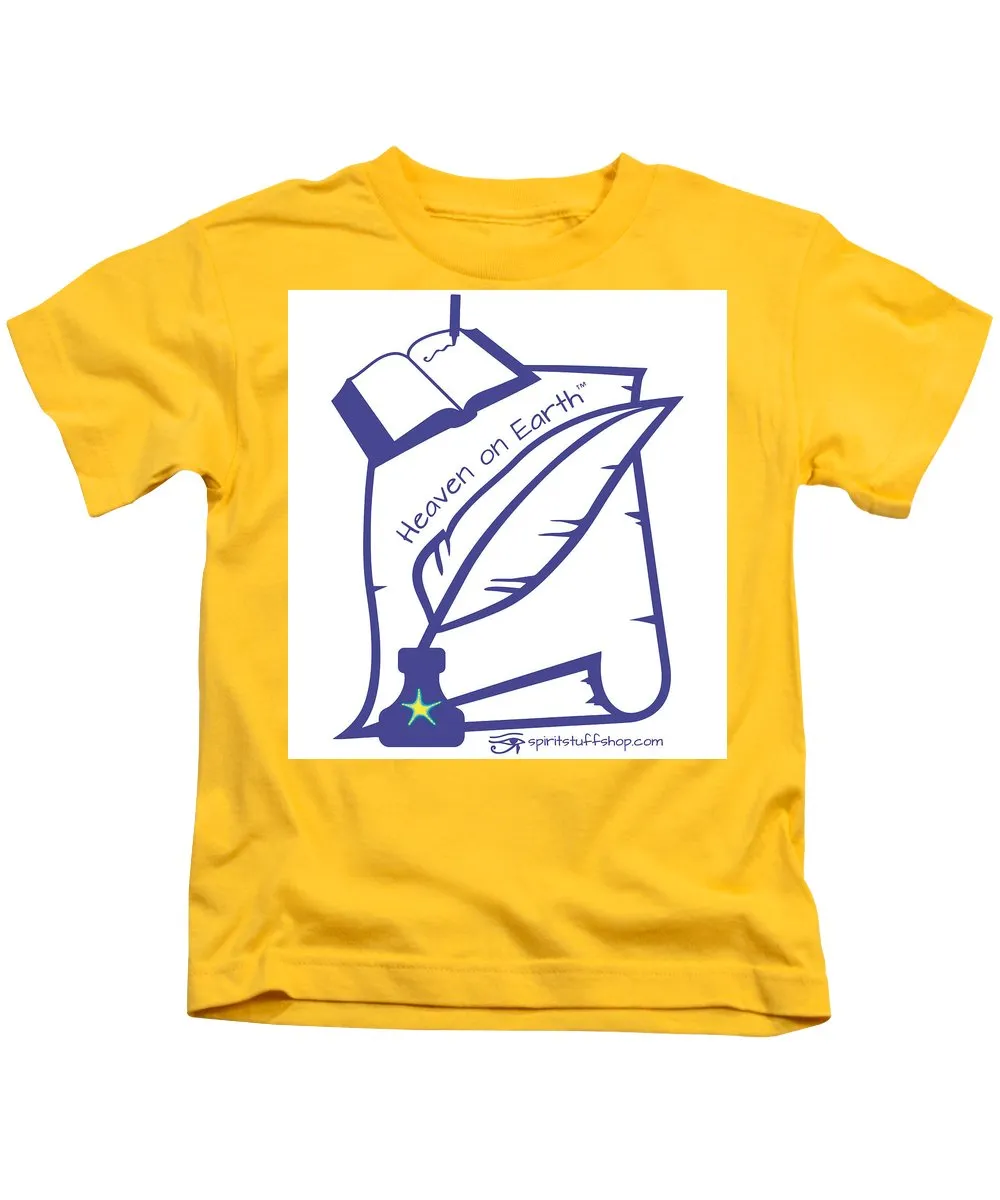 Writer Heaven On Earth - Kids T-Shirt