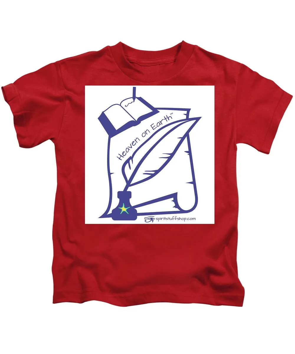 Writer Heaven On Earth - Kids T-Shirt