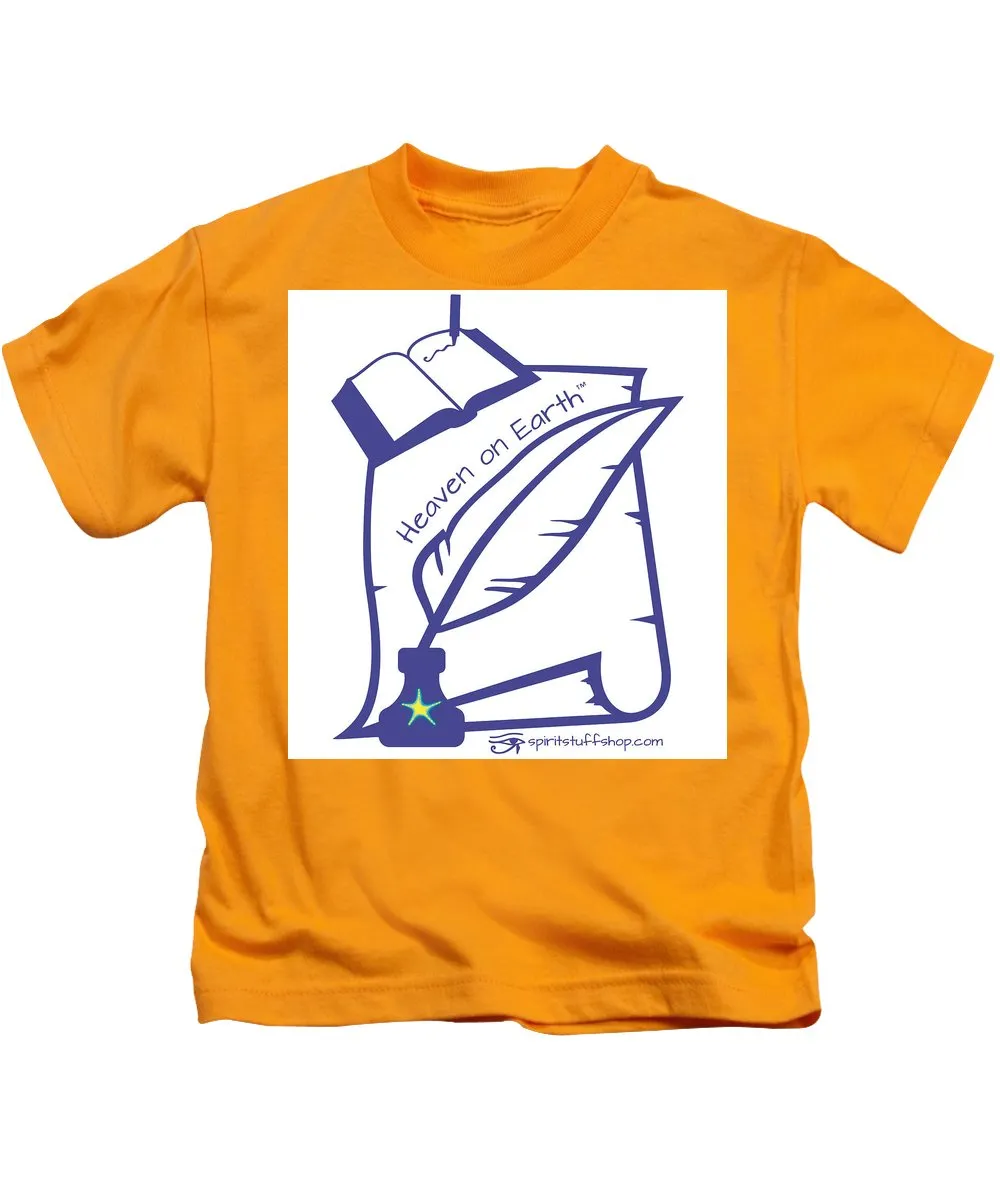 Writer Heaven On Earth - Kids T-Shirt
