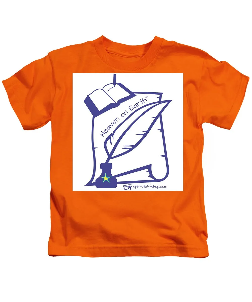 Writer Heaven On Earth - Kids T-Shirt