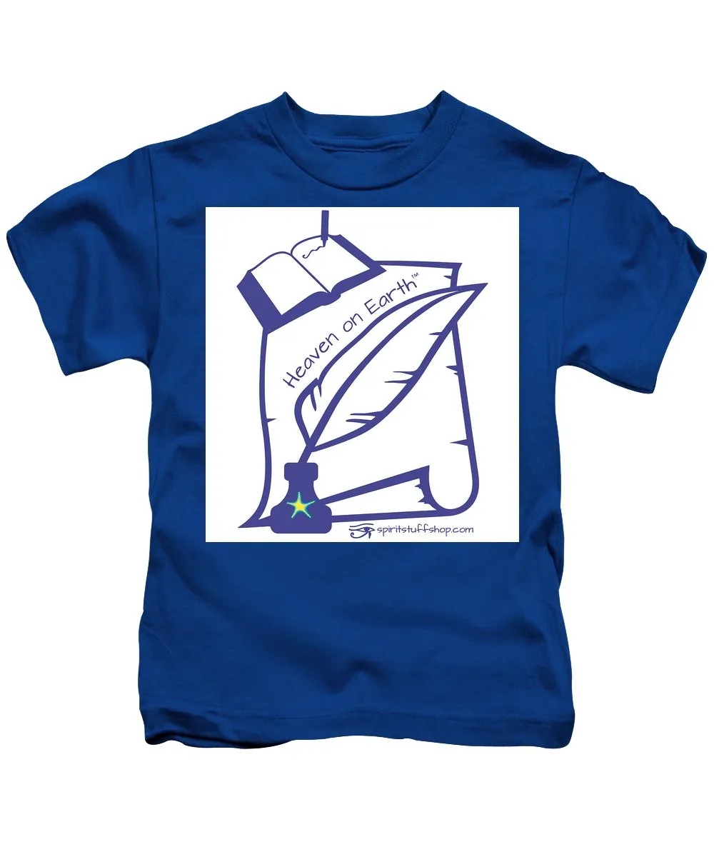 Writer Heaven On Earth - Kids T-Shirt