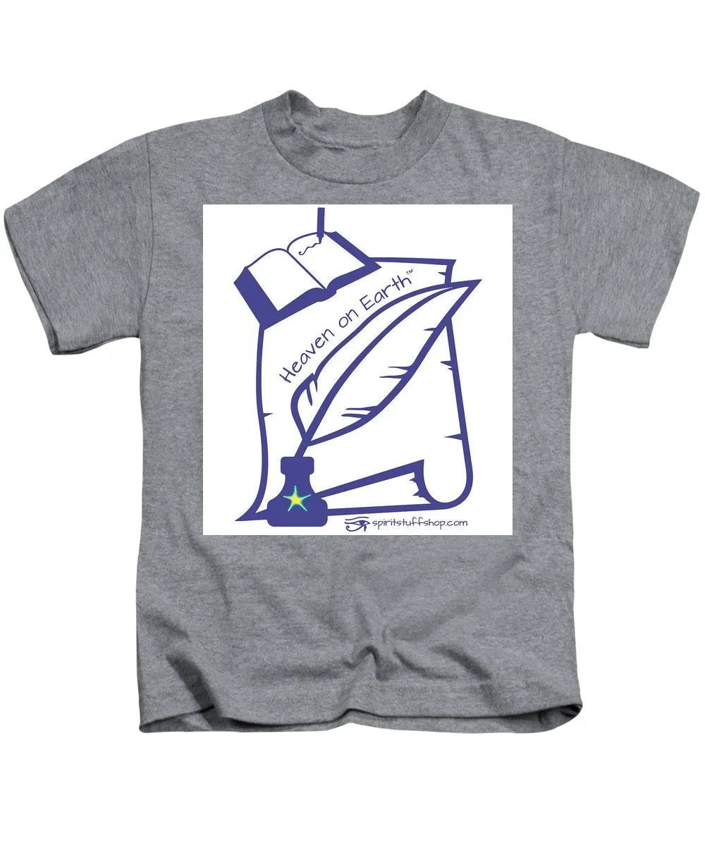 Writer Heaven On Earth - Kids T-Shirt