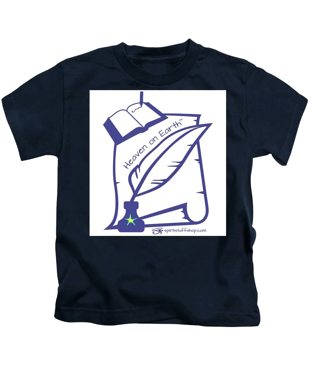 Writer Heaven On Earth - Kids T-Shirt