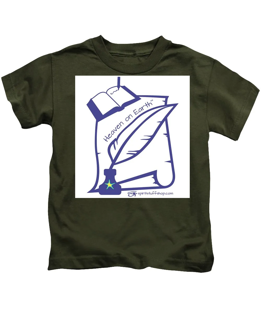 Writer Heaven On Earth - Kids T-Shirt