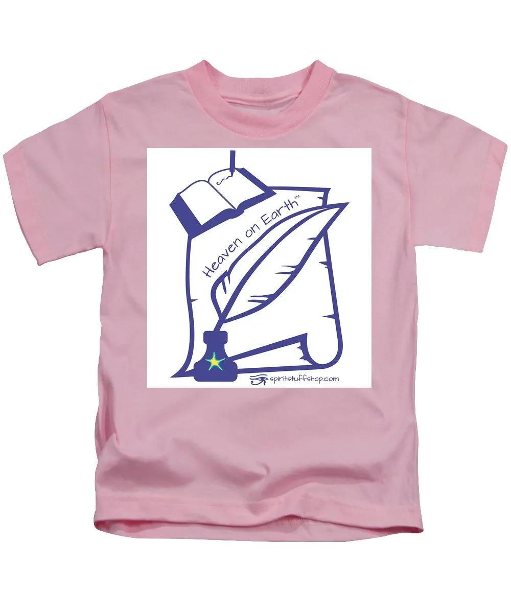 Writer Heaven On Earth - Kids T-Shirt