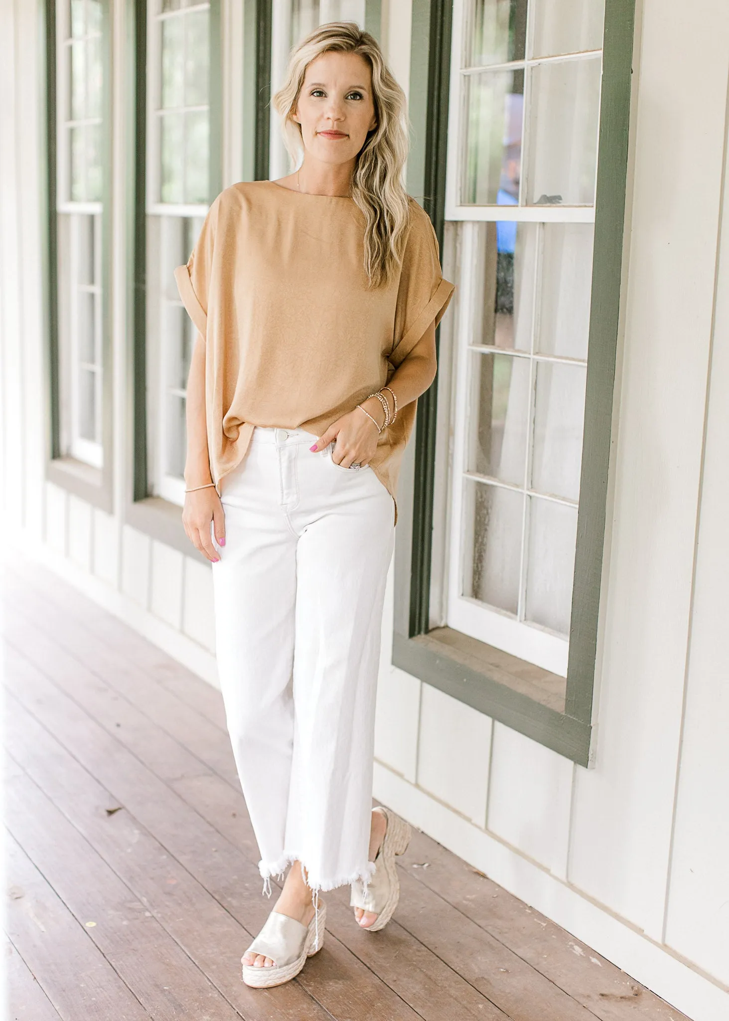 XZ Golden Sun Short Sleeve Top