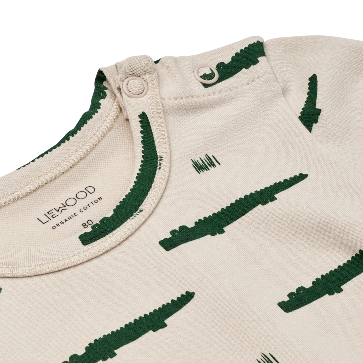 Yanni Carlos Crocodile Long Sleeve Bodysuit