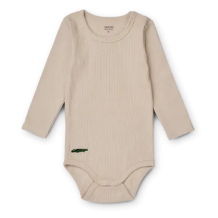 Yanni Carlos Crocodile Long Sleeve Bodysuit