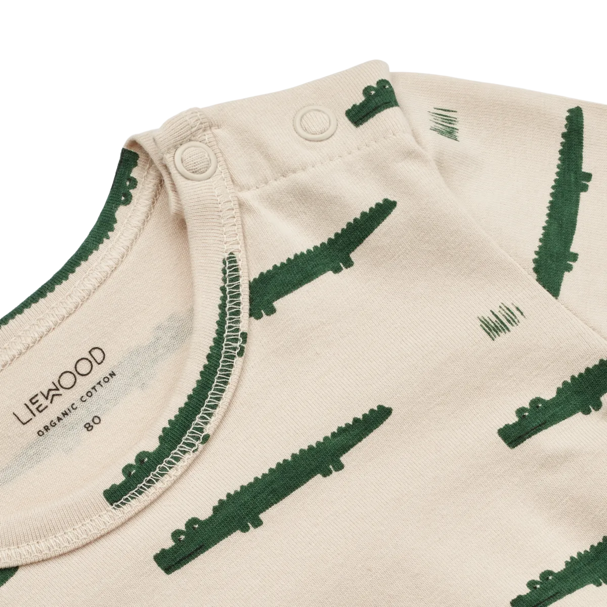 Yanni Carlos Crocodile Long Sleeve Bodysuit